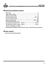 浏览型号AIC1733-33PVTR的Datasheet PDF文件第3页