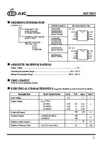 浏览型号AIC1633-3CS的Datasheet PDF文件第2页