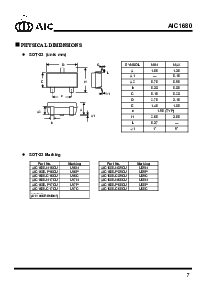 浏览型号AIC1680-P17CV的Datasheet PDF文件第7页