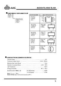浏览型号AIC431CUS的Datasheet PDF文件第2页