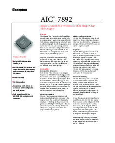 浏览型号AIC-7892的Datasheet PDF文件第1页