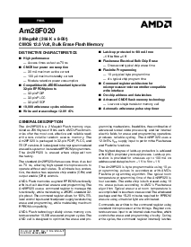 浏览型号AM28F020-90PIB的Datasheet PDF文件第1页