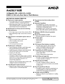 浏览型号Am29LV160BB70RSE的Datasheet PDF文件第2页