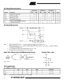 浏览型号AT49F080T-15TI的Datasheet PDF文件第6页