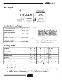 浏览型号AT27C4096-90PC的Datasheet PDF文件第3页