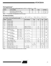 浏览型号AT24C64-10TC的Datasheet PDF文件第3页