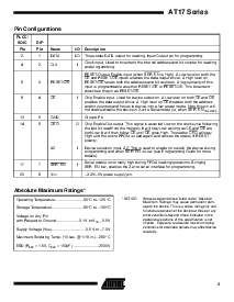 浏览型号AT17C65-10JI的Datasheet PDF文件第3页