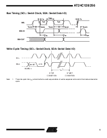 浏览型号AT24C256-10PC-2.7的Datasheet PDF文件第5页