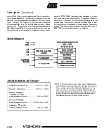 浏览型号AT28HC64B-90PI的Datasheet PDF文件第2页