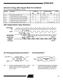 浏览型号AT89C4051的Datasheet PDF文件第12页