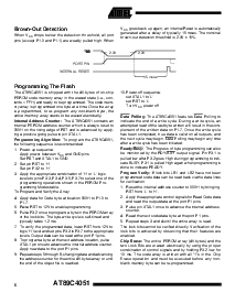 浏览型号AT89C4051-12PI的Datasheet PDF文件第6页