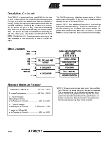 浏览型号AT28C17-15SC的Datasheet PDF文件第2页