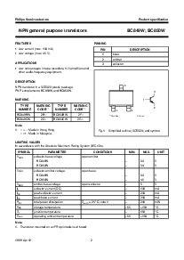 浏览型号BC849BW的Datasheet PDF文件第2页