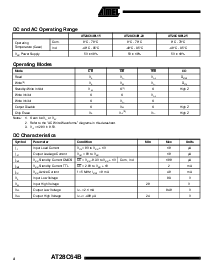 浏览型号AT28C64B-25JC的Datasheet PDF文件第4页