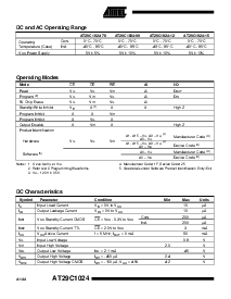浏览型号AT29C1024-12JC的Datasheet PDF文件第4页