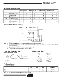 浏览型号AT49F001-12VC的Datasheet PDF文件第7页