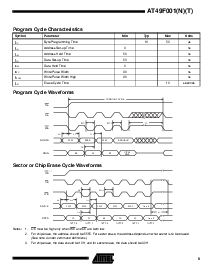 浏览型号AT49F001-12VC的Datasheet PDF文件第9页