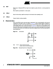 浏览型号AT89S4051-24SU的Datasheet PDF文件第4页