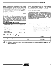 浏览型号AT45D021-RC的Datasheet PDF文件第5页