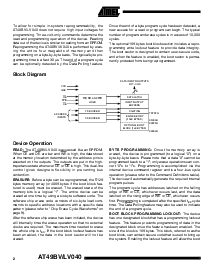 浏览型号AT49BV040-12VC的Datasheet PDF文件第2页
