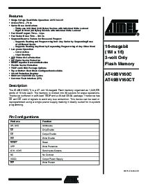 浏览型号AT49BV160CT-70CI的Datasheet PDF文件第1页