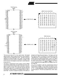 浏览型号AT49BV1614T-90TC的Datasheet PDF文件第2页