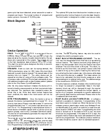 浏览型号AT49F010-90JC的Datasheet PDF文件第2页