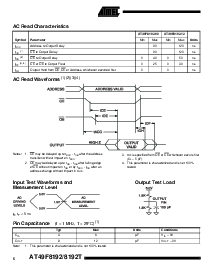浏览型号AT49F8192-12RI的Datasheet PDF文件第6页