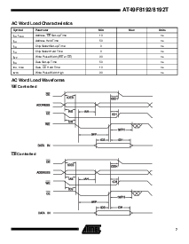 浏览型号AT49F8192-90TC的Datasheet PDF文件第7页