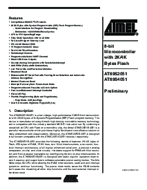 浏览型号AT89S2051-24PU的Datasheet PDF文件第1页