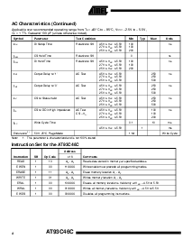 浏览型号AT93C46C-10PC的Datasheet PDF文件第4页