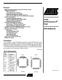 浏览型号ATF1500AL-20AC的Datasheet PDF文件第1页