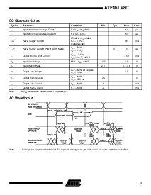 浏览型号ATF16LV8C-15XC的Datasheet PDF文件第3页