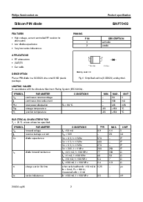 浏览型号BAP70-02的Datasheet PDF文件第2页
