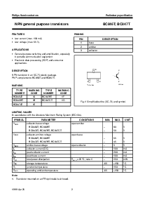 浏览型号BC847BT的Datasheet PDF文件第2页