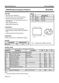 浏览型号BC847BVN的Datasheet PDF文件第2页