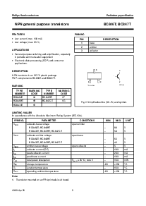 浏览型号BC847CT的Datasheet PDF文件第2页