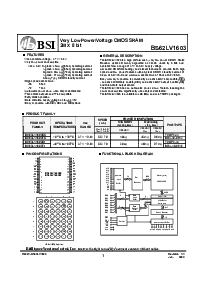 浏览型号BS62LV1603EC-55的Datasheet PDF文件第1页