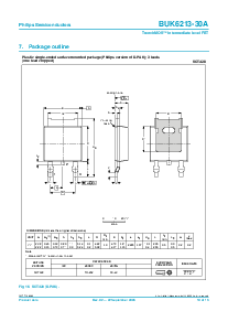 浏览型号BUK6213-30A的Datasheet PDF文件第10页