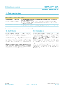 浏览型号BUK7277-55A的Datasheet PDF文件第11页