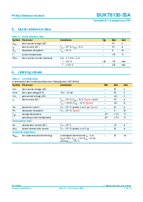 浏览型号BUK78150-55A的Datasheet PDF文件第2页