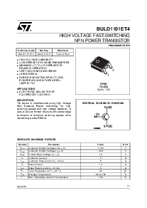 浏览型号BULD1101ET4的Datasheet PDF文件第1页