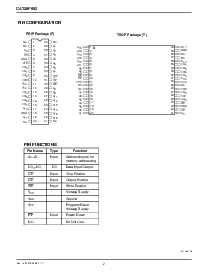 浏览型号CAT28F002的Datasheet PDF文件第2页