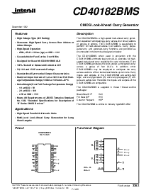 浏览型号CD40181BMS的Datasheet PDF文件第1页