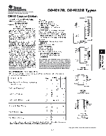 浏览型号CD4022BPWR的Datasheet PDF文件第1页