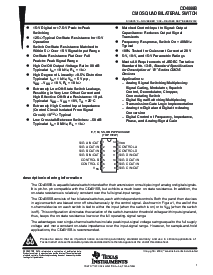 浏览型号CD4066BPW的Datasheet PDF文件第1页