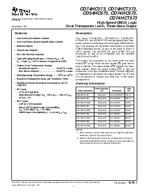 浏览型号CD54HC573F3A的Datasheet PDF文件第1页