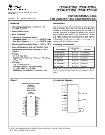 浏览型号CD54HCT280F3A的Datasheet PDF文件第1页