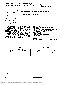 浏览型号CD74ACT540M96的Datasheet PDF文件第1页