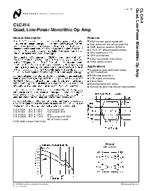 浏览型号CLC414AJE的Datasheet PDF文件第1页